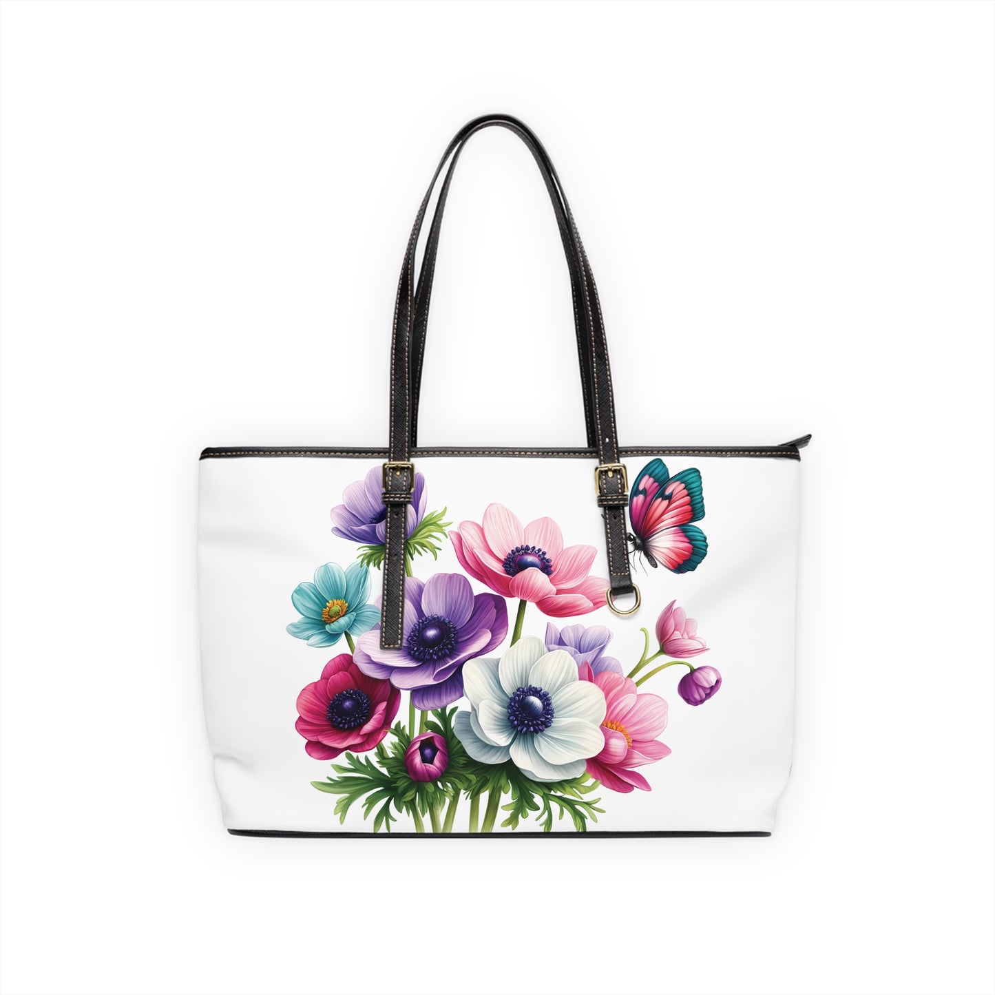 Anemone Print Tote Bag to Match Tumbler Drinkware