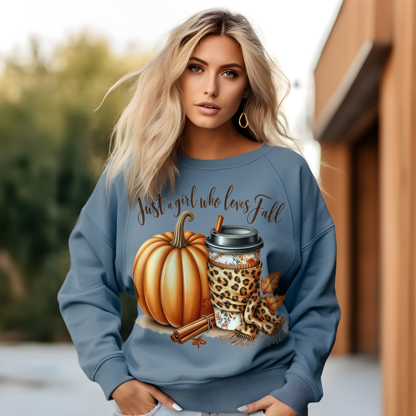 Just A Girl Who Loves Fall | Women's Fall Sweatshirt