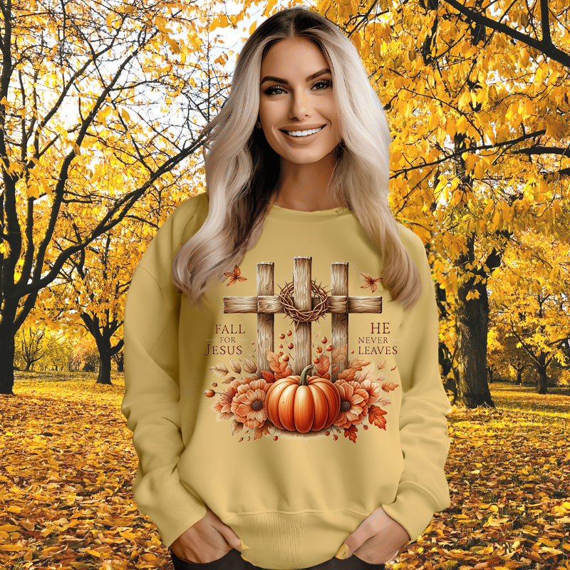 Fall For Jesus | Women's Fall Sweatshirt