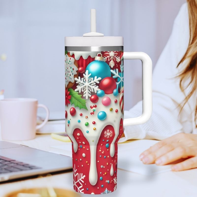 Christmas Candy Soda 40 oz Tumbler