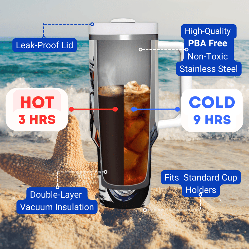 a blender on the beach with instructions on how to use it