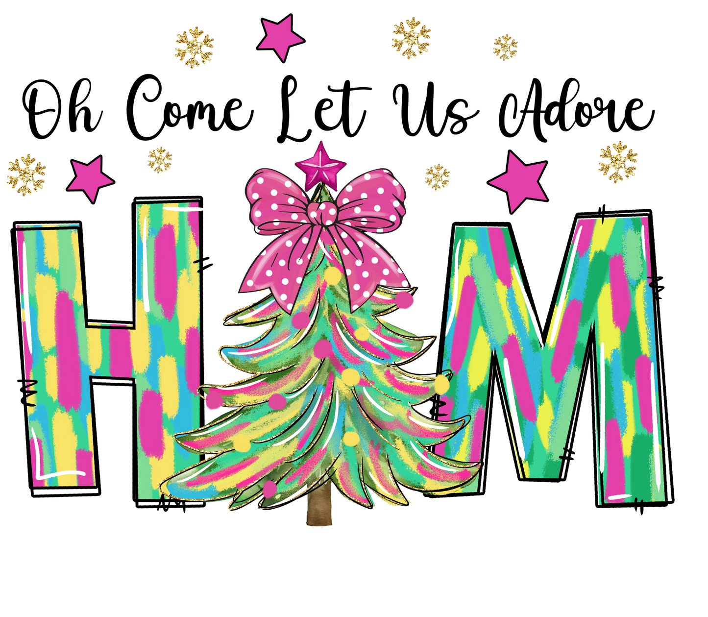 O Come Let Us Adore Him | Christmas Sweatshirt