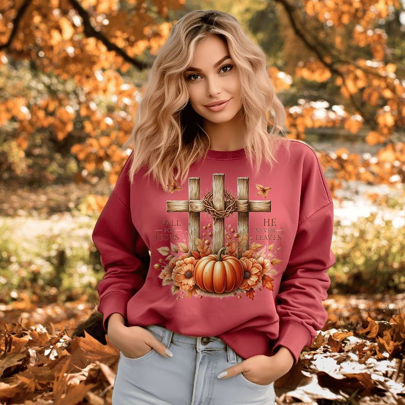 Fall For Jesus | Women's Fall Sweatshirt
