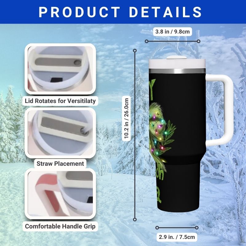 In My Grinch Era - Black | 40 oz Tumbler