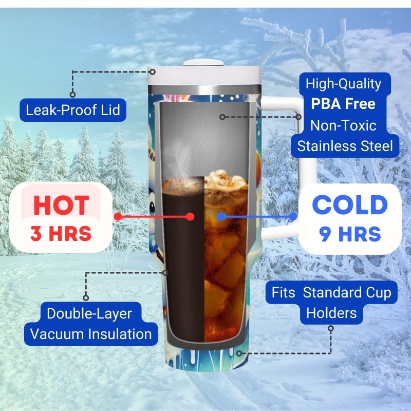 Christmas Winter Penguins 40 0z Tumblers