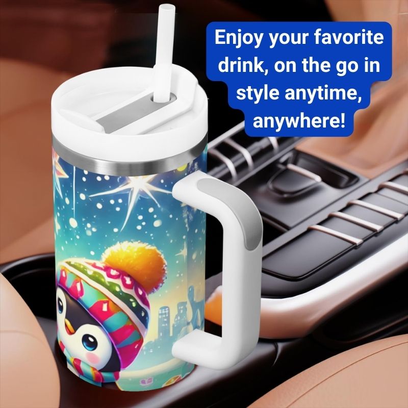 Christmas Winter Penguins 40 0z Tumblers