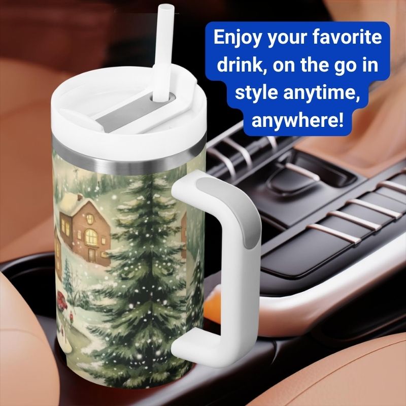 Vintage Christmas Neighborhood | 40 oz Tumblers