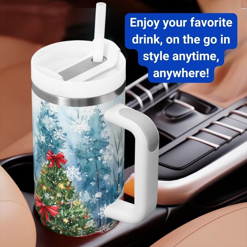 It's The Most Wonderful Time Of The Year Christmas Red Truck | 40 oz Tumbler