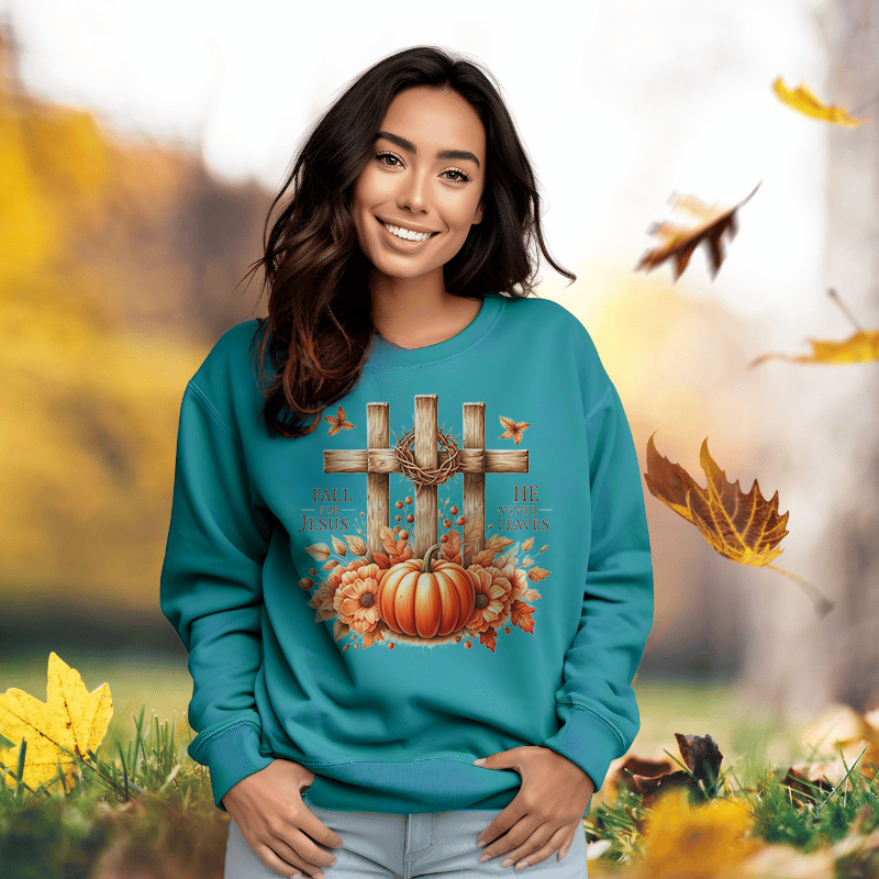 Fall For Jesus | Women's Fall Sweatshirt
