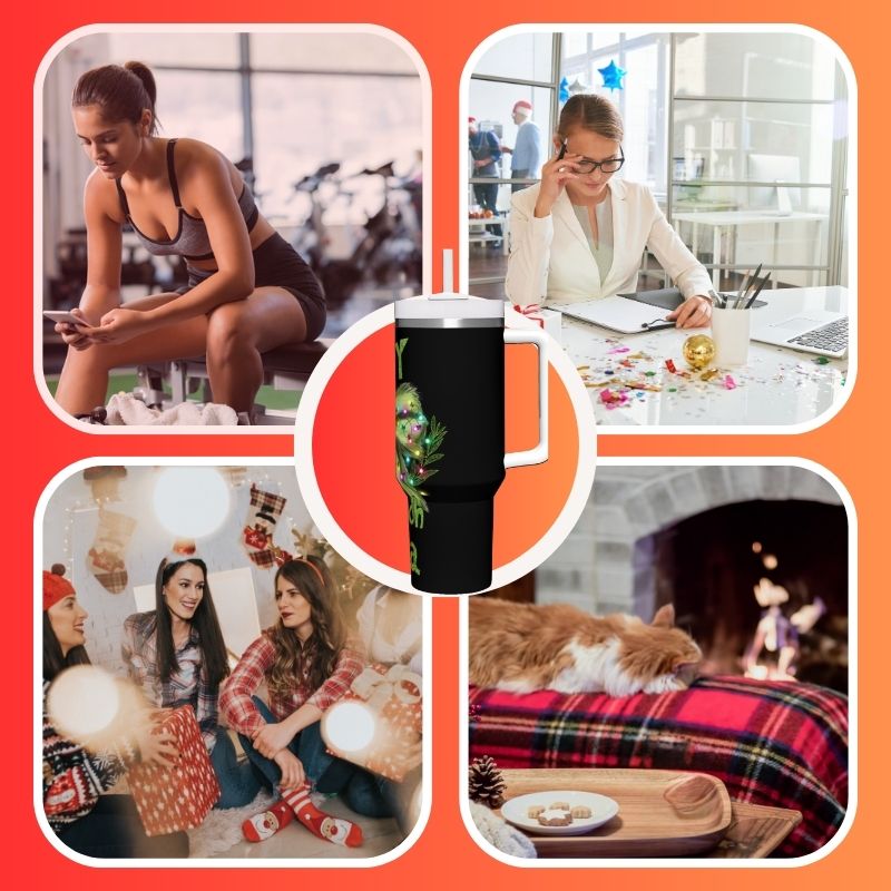 In My Grinch Era - Black | 40 oz Tumbler