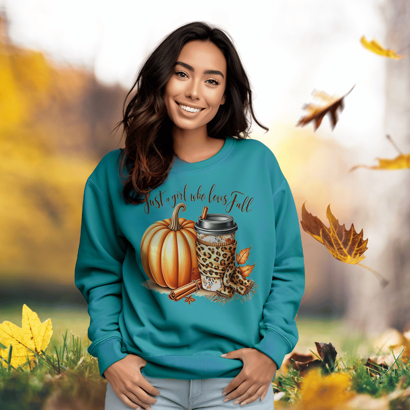 Just A Girl Who Loves Fall | Women's Fall Sweatshirt