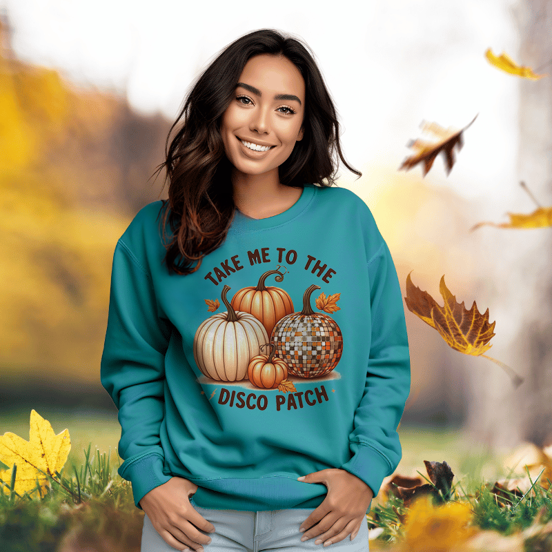TAKE ME TO THE DISCO PATCH | Women's Fall Sweatshirt