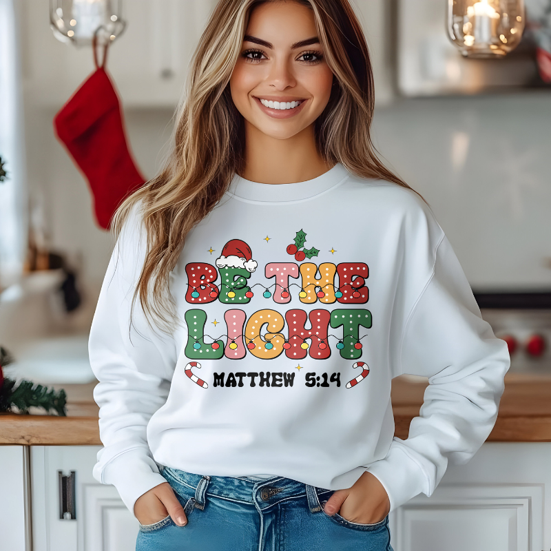 Be The Light | Christmas Sweatshirt