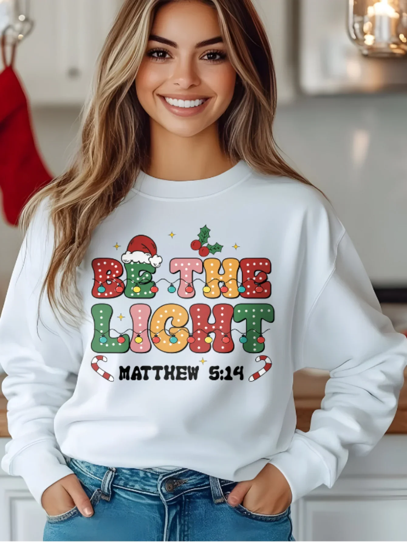 Be The Light | Christmas Sweatshirt