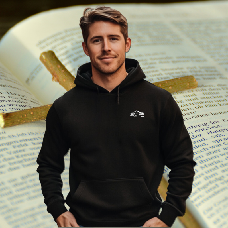 Faith Can Move Mountains | Christian Men's Hoodie
