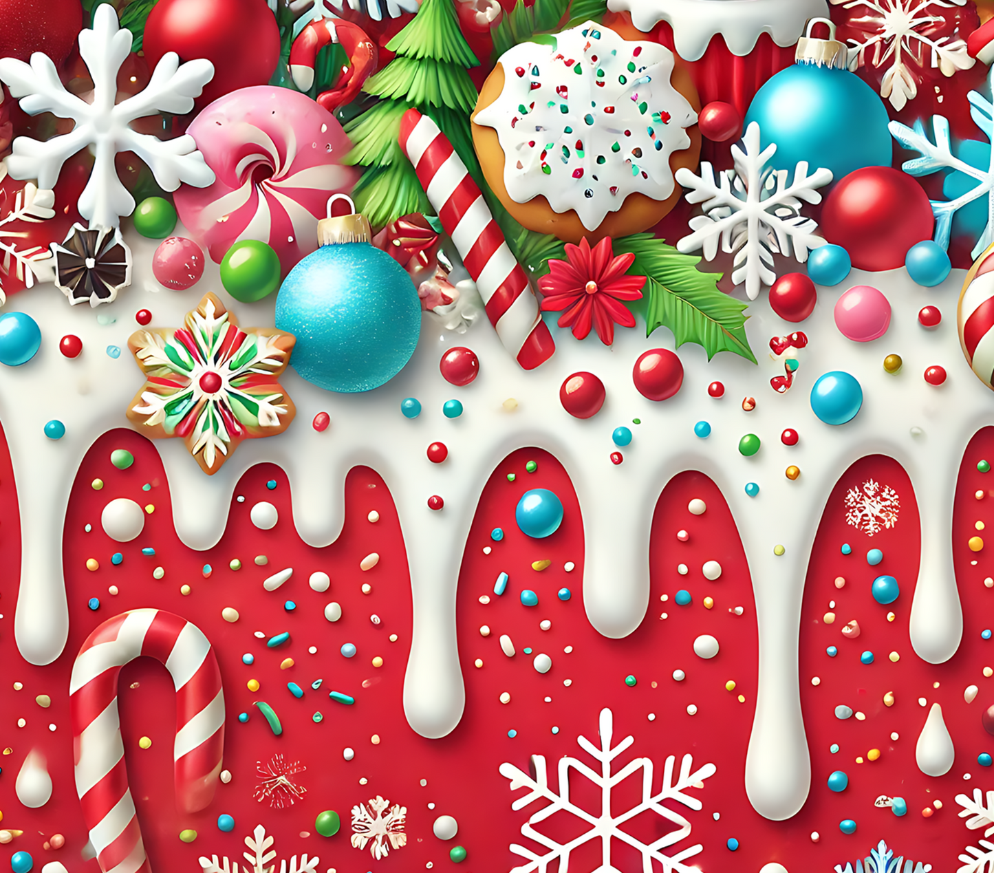 Christmas Candy Soda 40 oz Tumbler