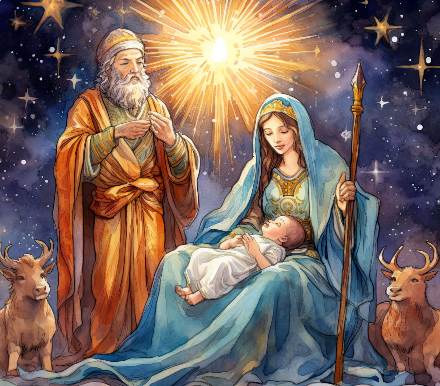 Christmas Nativity Scene for 40 0z Tumblers