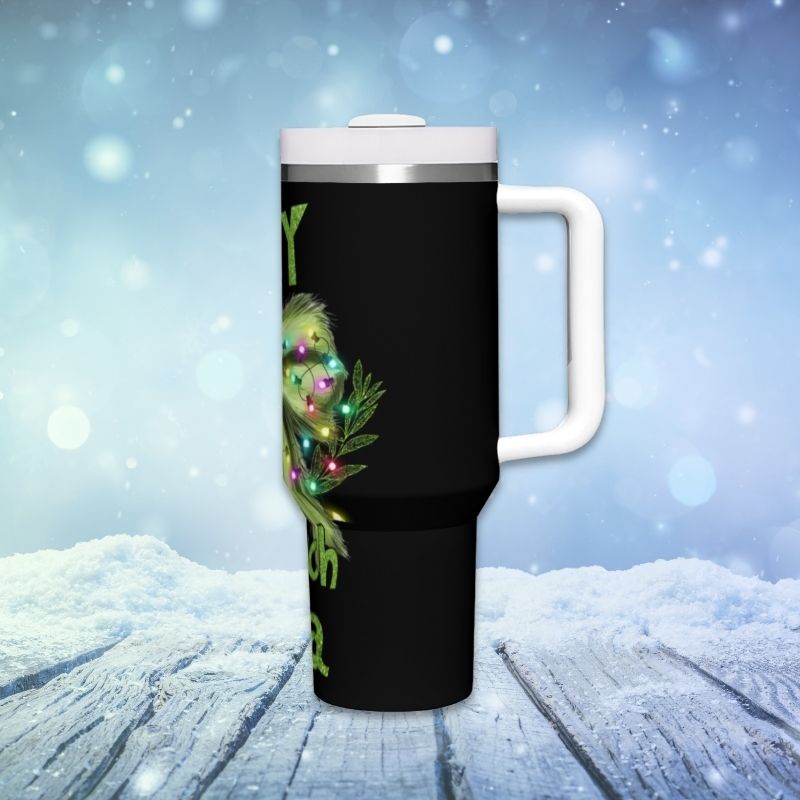 In My Grinch Era - Black | 40 oz Tumbler