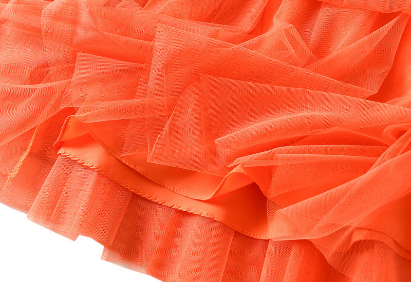 Tulle Maxi Skirt – Boho Summer A-Line Style