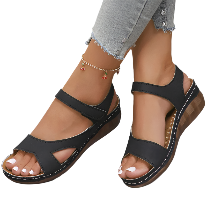 Women’s Wedge Sandals – Casual Low Heel Summer Comfort Shoes