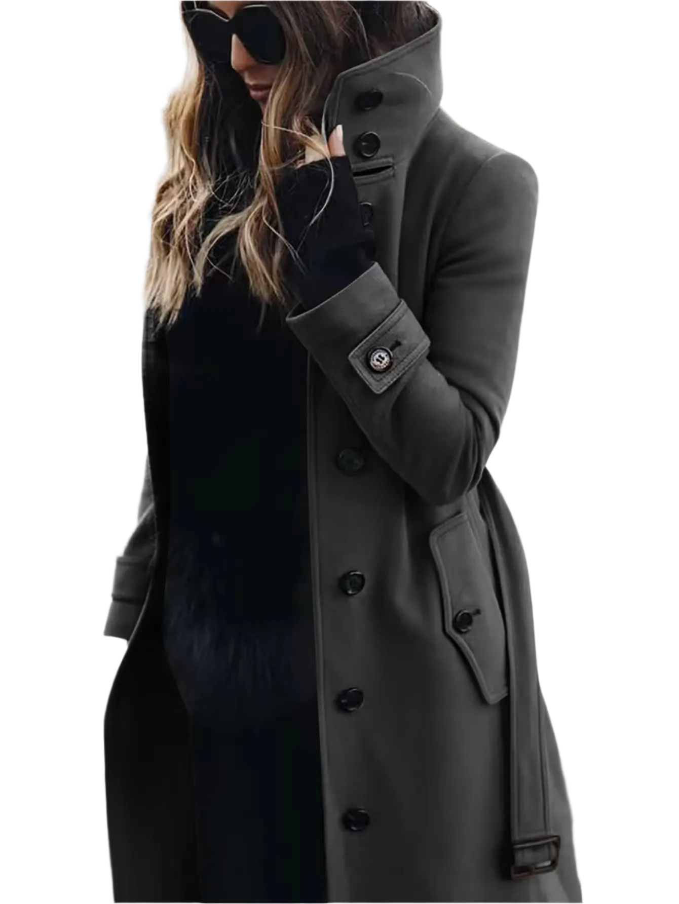 Women's Autumn Winter Warm Single Breasted Coat