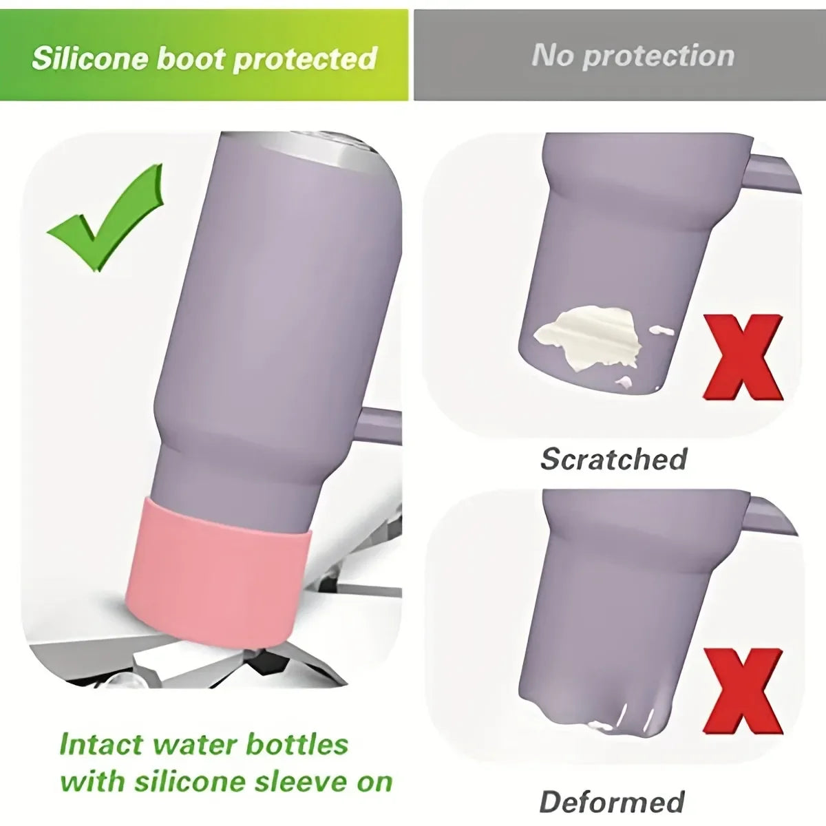 Silicone Boot Bottom Sleeve Cover for 40oz Tumblers