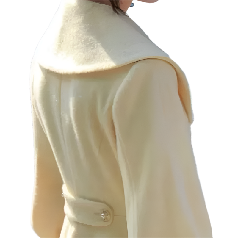 Women's Double Breasted Long Wool Coat