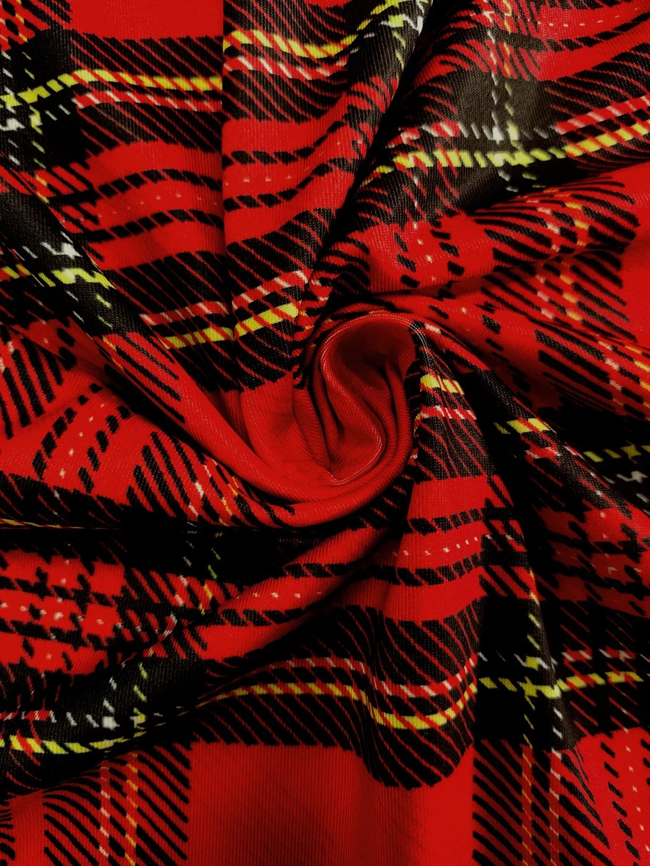 Red Plaid Christmas Dress