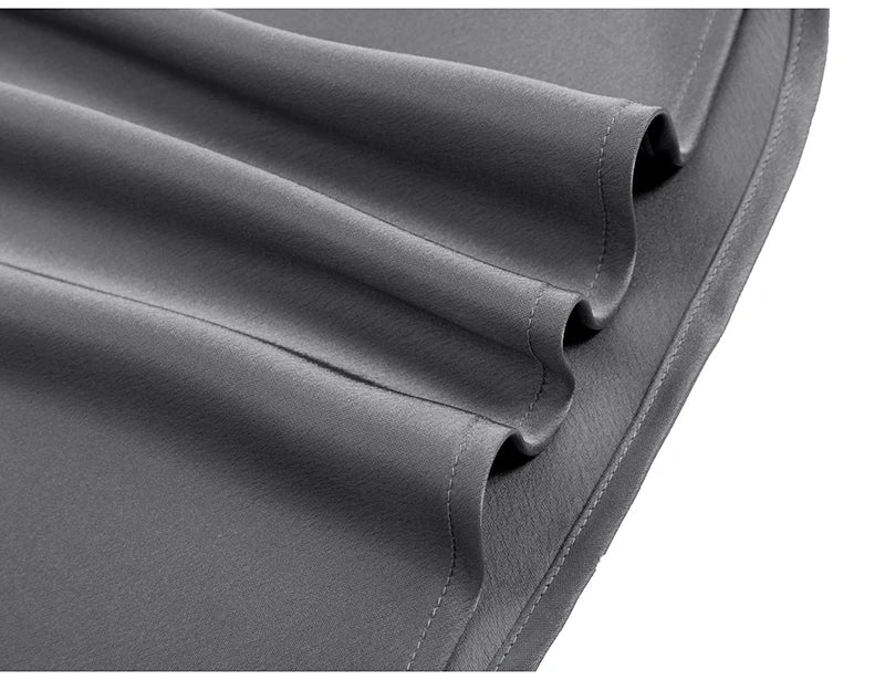 Spring Summer Straight Maxi Satin Silk Skirts
