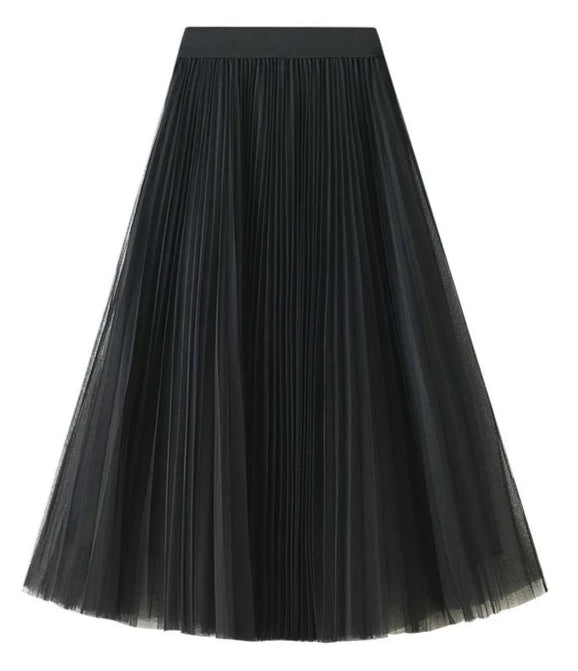 Tulle Maxi Skirt – Boho Summer A-Line Style