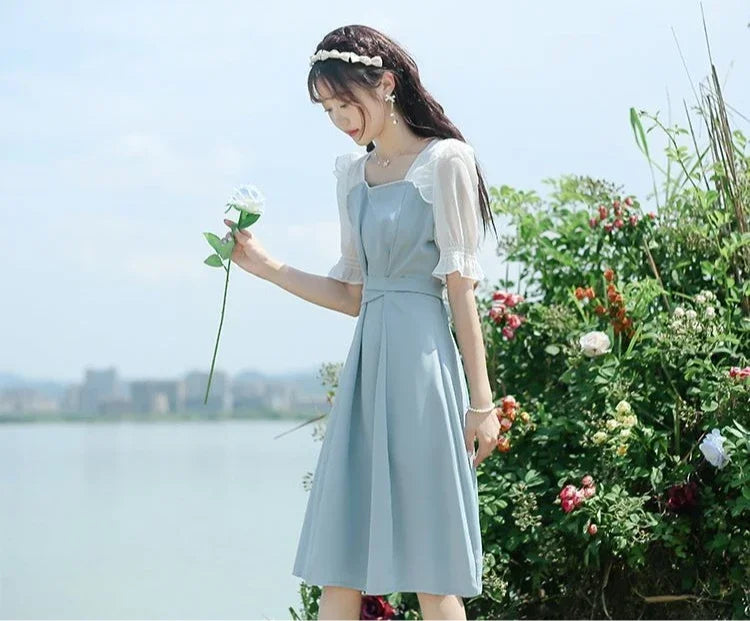 Women Satin Silk Dress Midi - High Quality Design