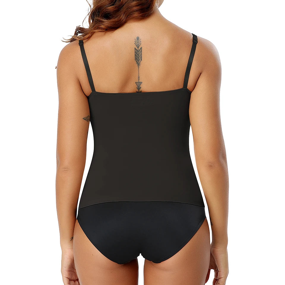 Tummy Control Shapewear Camisole – Seamless Plus Size Tank Top