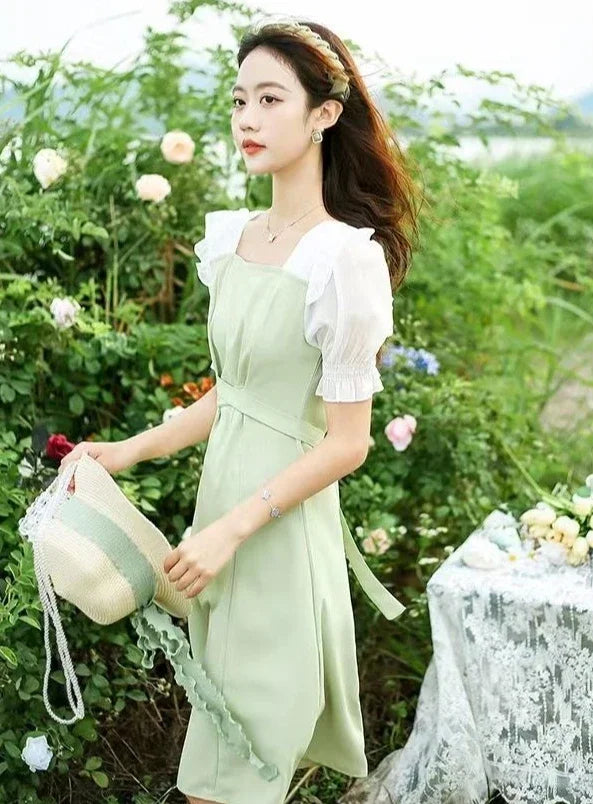 Women Satin Silk Dress Midi - High Quality Design