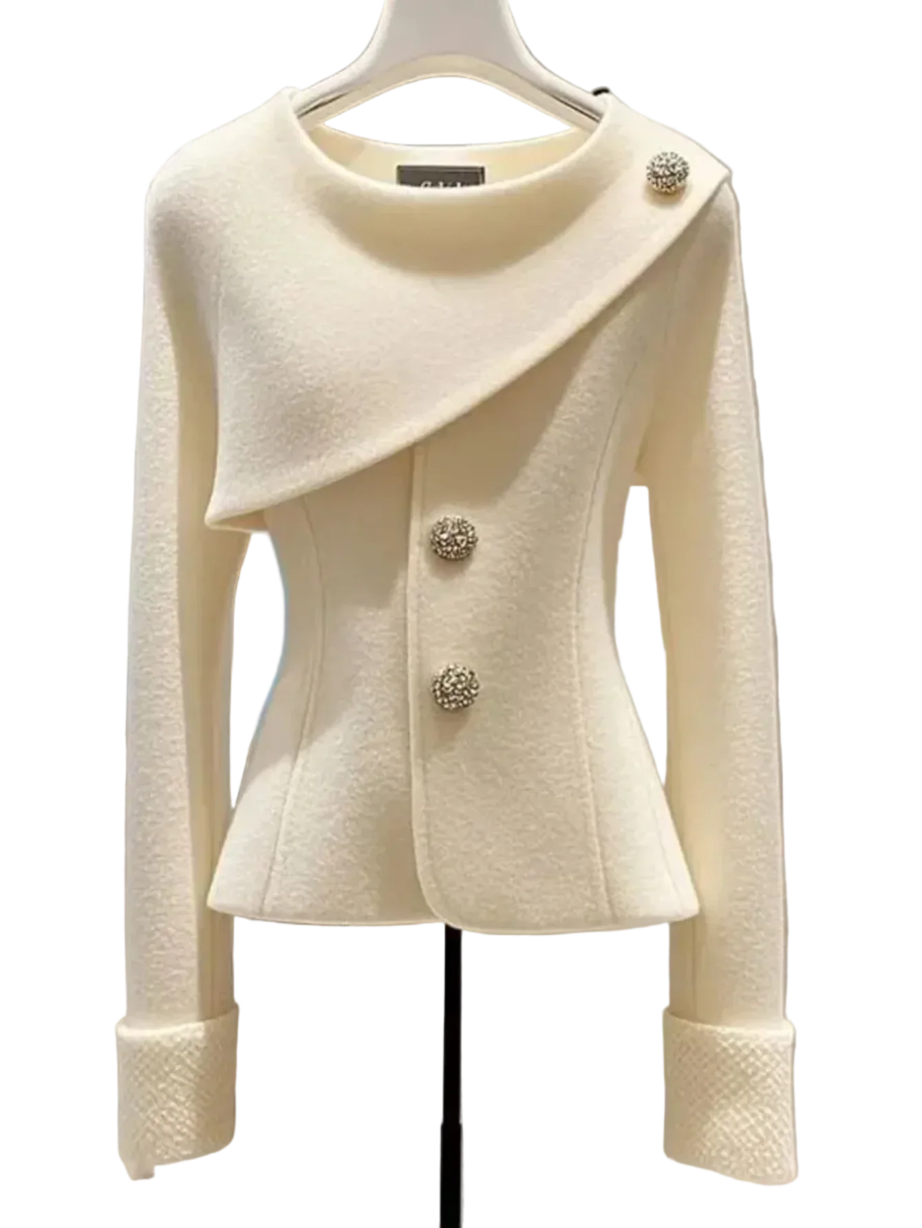 Polyester Loose Knit Cardigan Sweater Open Stitch For Women