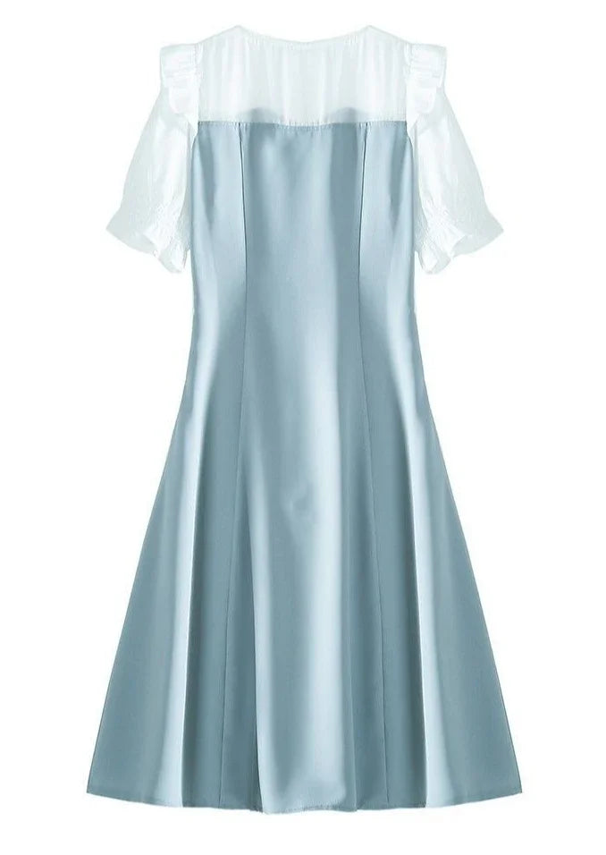 Women Satin Silk Dress Midi - High Quality Design