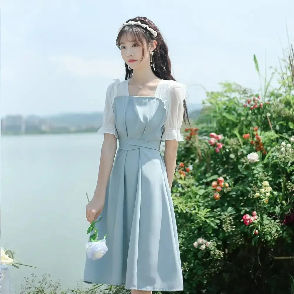 Women Satin Silk Dress Midi - High Quality Design