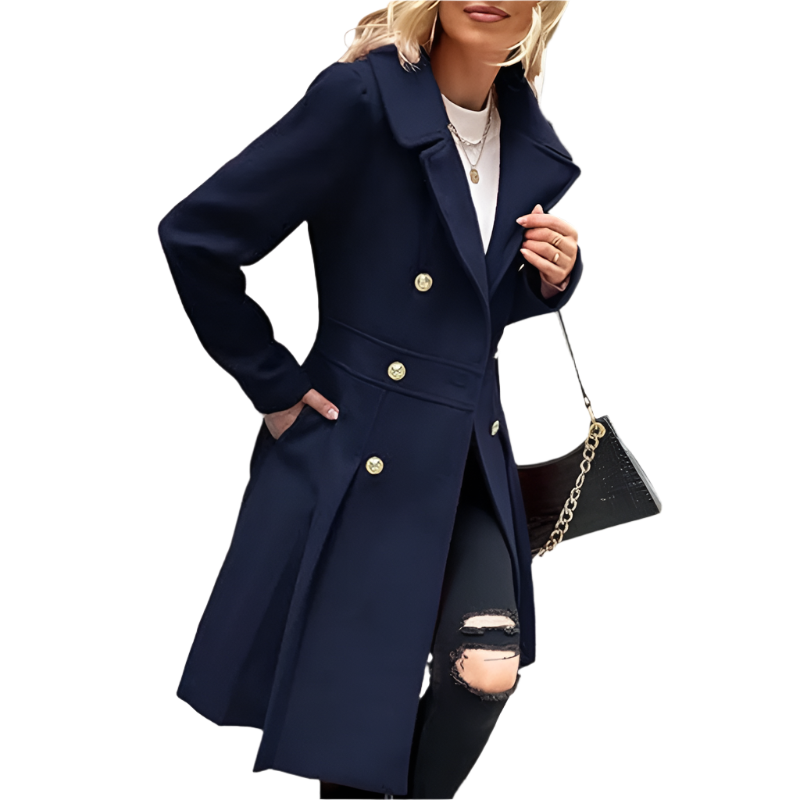 Women's Winter Wool Trench Coat