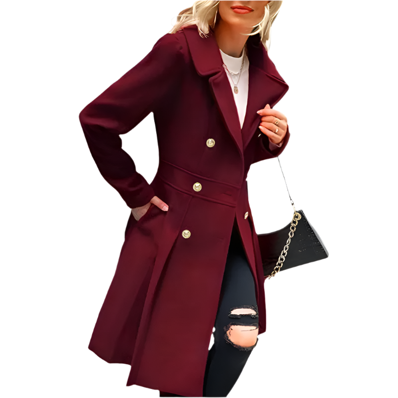 Women's Winter Wool Trench Coat