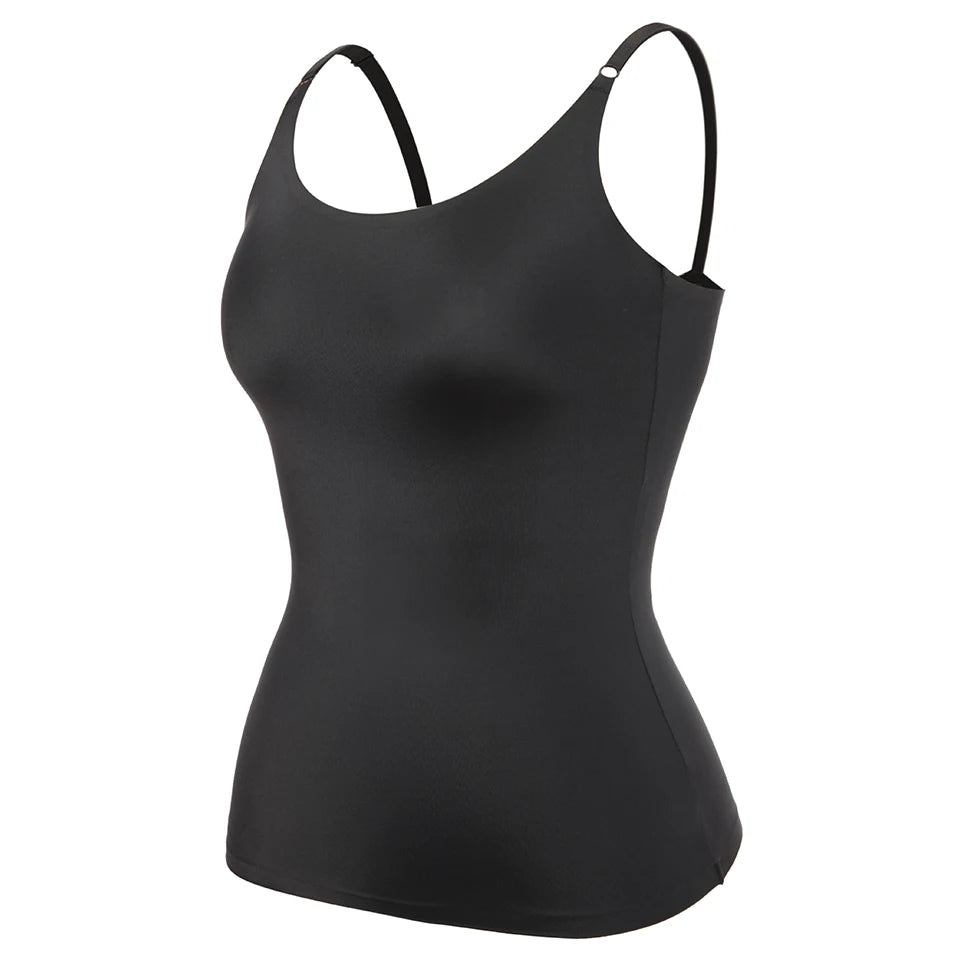 Tummy Control Shapewear Camisole – Seamless Plus Size Tank Top