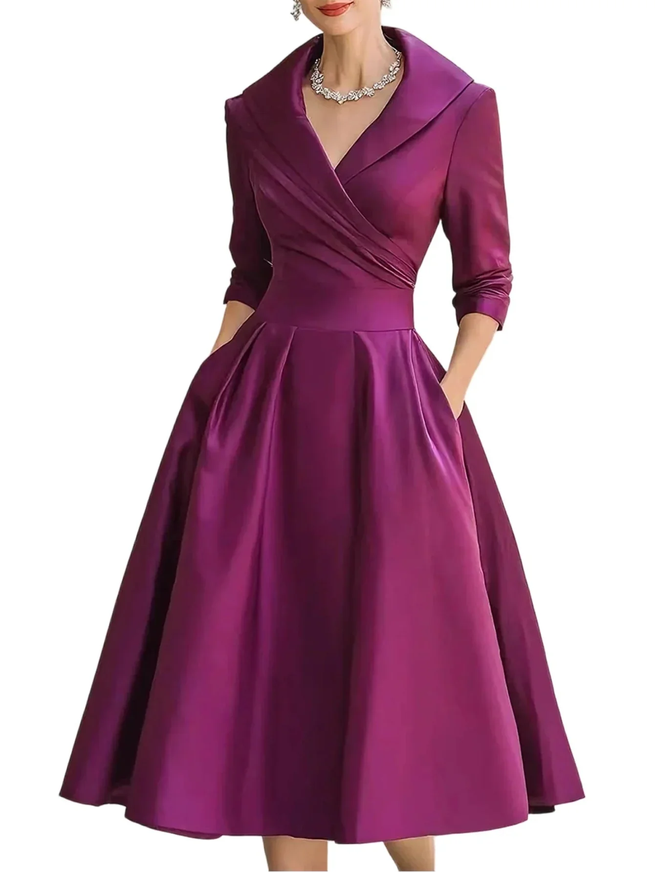 Women's Christmas Elegant Retro Dress