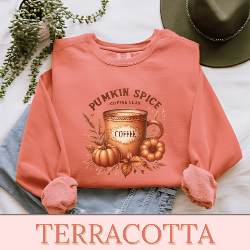 Pumpkin Spice Coffee Club | Women's Fall Sweatshirt