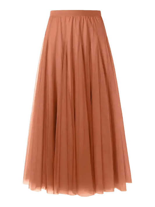 Caramel Mesh Tutu Skirt