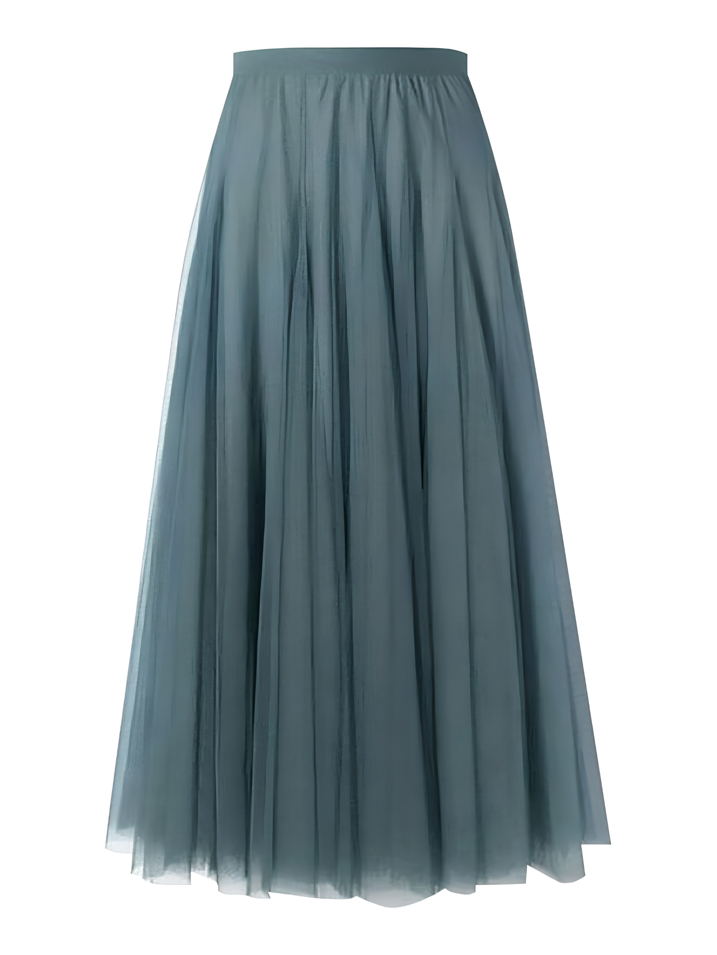Lake Blue Mesh Tutu Skirt