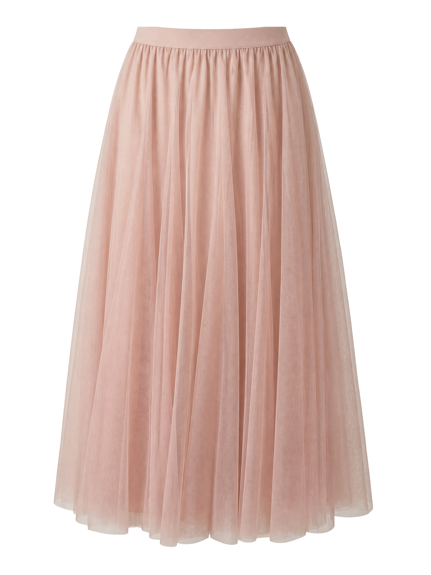 Mauve Mesh Tulle Skirt