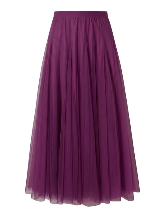 Deep Purple Mesh Tutu Skirt