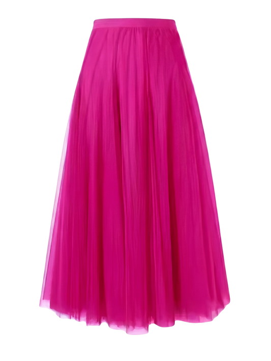 Hot Pink Mesh Tutu Skirt