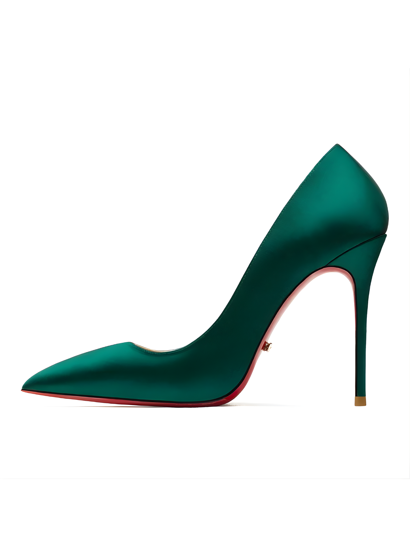 Elegant Green Pointed Toe High Heels