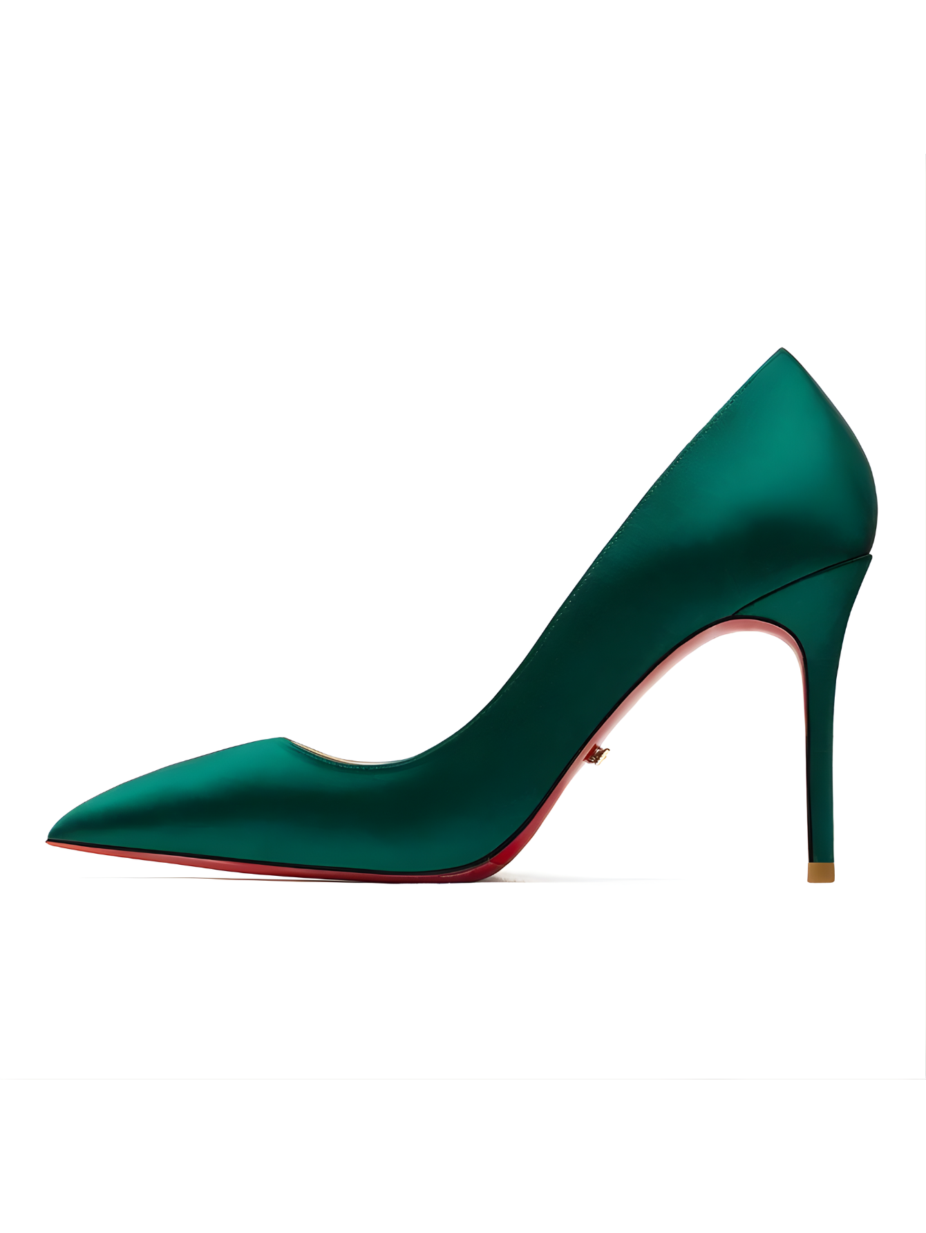 Elegant Green Pointed Toe High Heels