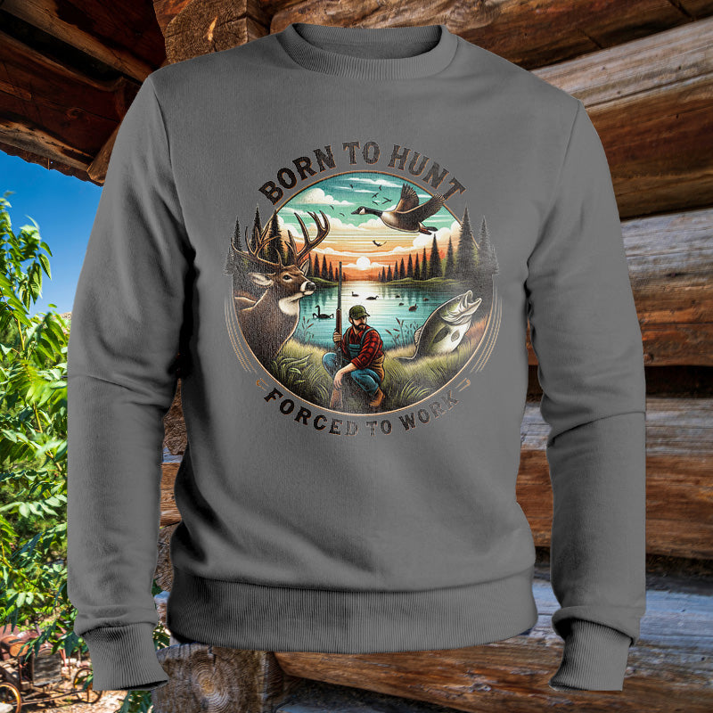 BORN TO HUNT | Men's Fall Sweatshirt
