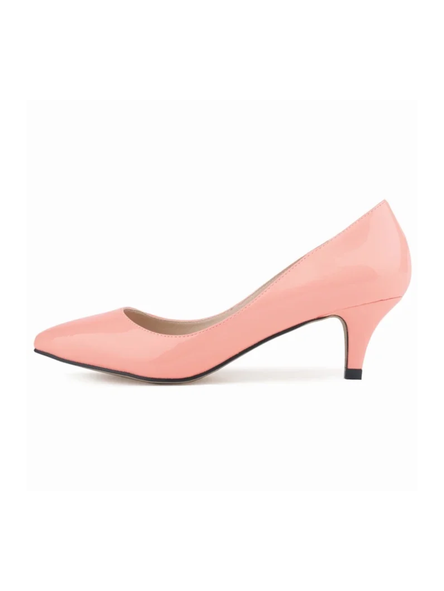 Classic Pink 5cm Kitten Heel Pumps Dress